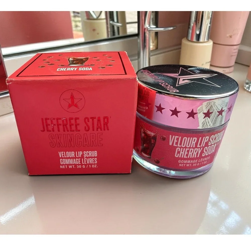 Jeffree Star Skincare - Velour Lip Scrub - Flavor: Cherry Soda - *NIB*